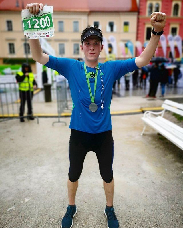 Pred dvema letoma se je odločil, da preteče ljubljanski maraton. | Foto: Osebni arhiv/Luka Smolko