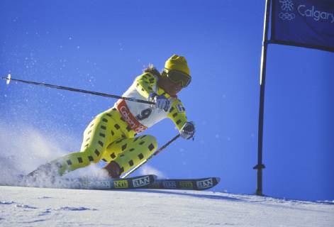 Mateja Svet je bila četrta na olimpijskem veleslalomu leta 1988 v Calgaryju, ko je nastopala še za Jugoslavijo. | Foto: Guliverimage/Vladimir Fedorenko