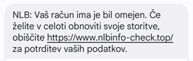 Lažno in zlonamerno sporočilo, ki spet pospešeno kroži med slovenskimi uporabniki mobilnih telefonov | Foto: NLB d.d.