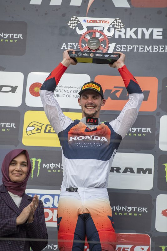 Presrečen, ko je v Turčiji dosegel svojo 44. zmago. | Foto: Honda Racing/ShotbyBavo