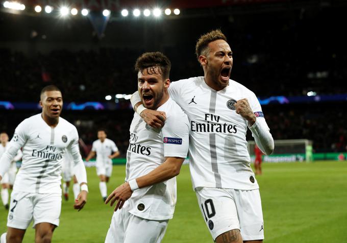 Juan Bernat in Neymar sta PSG priskrbela pomembno zmago. | Foto: Reuters