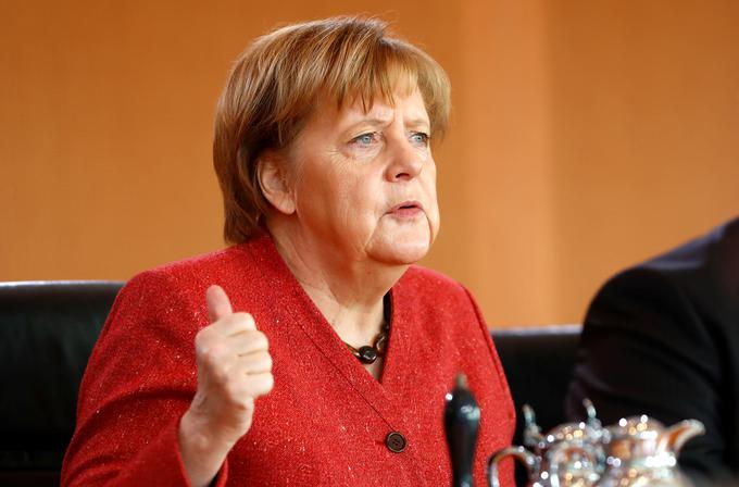 Slabi rezultati na evropskih volitvah bi lahko resno pretresli nemško vlado, ki jo vodi kanclerka Angela Merkel. | Foto: Reuters