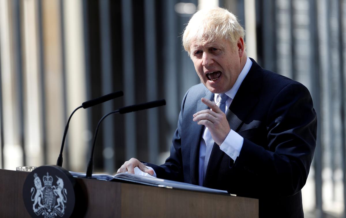 Boris Johnson | "Bolj kot je Hulk jezen, močnejši je," je ponazoril Johnson. | Foto Reuters