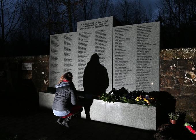 Spomenik žrtvam letalske katastrofe nad Lockerbiejem. | Foto: AP / Guliverimage