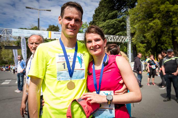 Simona Dolinar Majdič je najhitrejša letošnja maratonka, v zadnjih kilometrih je prehitela tudi moža Tomaža. | Foto: 