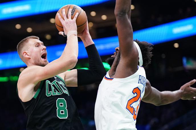 Kristaps Porzingis, Boston Celtics | Kristaps Porzingis je dosegel 21 točk. | Foto Reuters