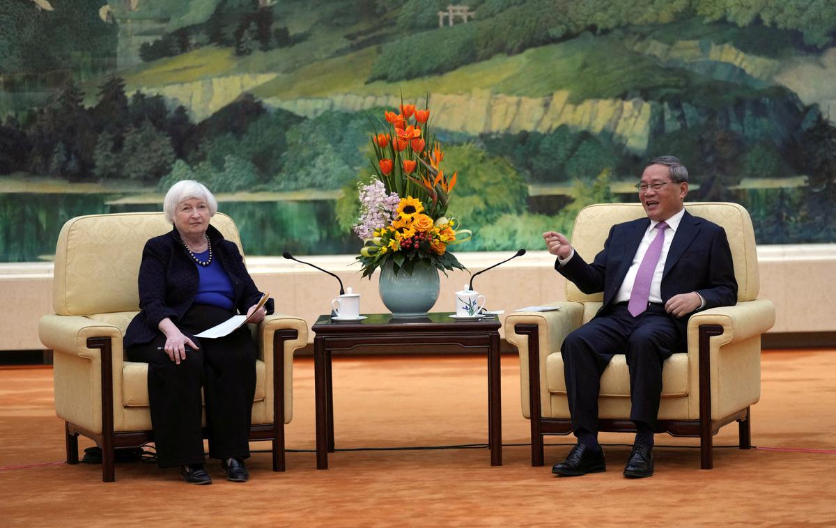 Janet Yellen, Li Qiang | Foto Reuters
