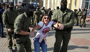 V Minsku znova protest žensk proti Lukašenku