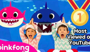 Baby Shark prvi videoposnetek z desetimi milijardami ogledov