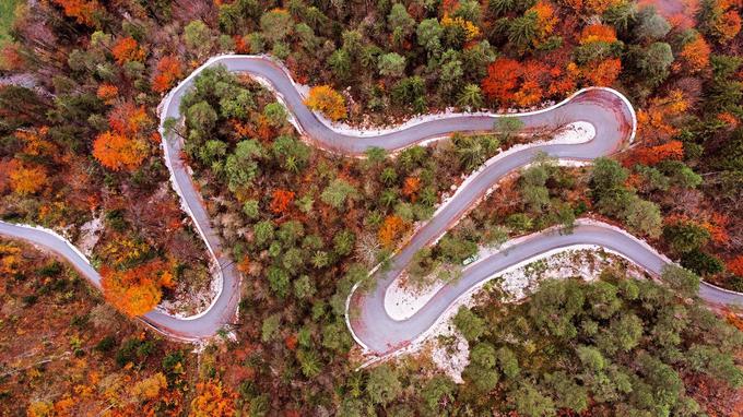 Pogled na eno izmed cest, ki bo v nedeljo gostila hitrostne preizkušnje idrijskega relija. | Foto: Gregor Pavšič