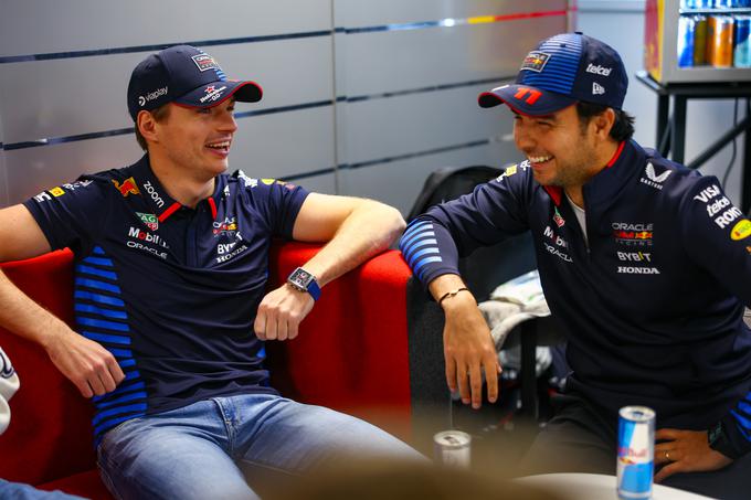 Prvak in podprvak Max Verstappen ter Sergio Perez sta Red Bullova aduta tudi v prvenstvu 2024. | Foto: Red Bull Content Pool