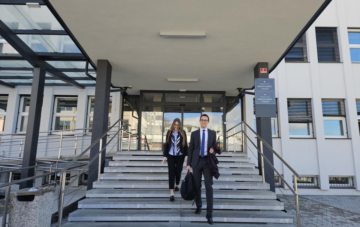 sojenje v Kranju, zastopnik toženih odvetnik Borut Leskovec | Tožena je danes na sodišču zastopal odvetnik Borut Leskovec, ki izjav za medije ni želel dajati. | Foto STA