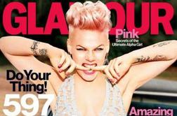 Pink iskreno na naslovnici Glamourja