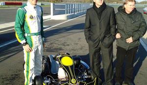 Bruno Senna je preizkusil novi Lotusov gokart