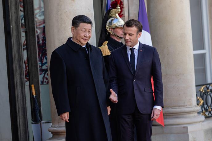Emmanuel Macron in Ši Džinping | Francoski predsednik Emmanuel Macron in njegov kitajski kolega Ši Džinping sta se do zdaj že večkrat srečala.  | Foto Guliverimage