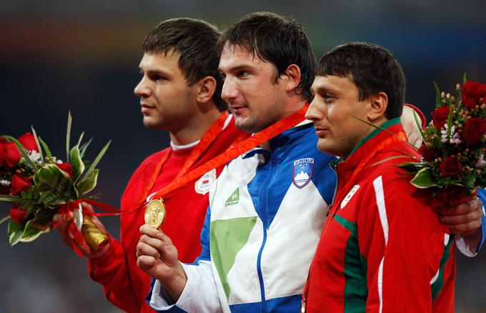 Primož Kozmus je 17. avgusta leta 2008 postal olimpijski prvak. | Foto: Getty Images