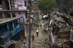 Nepal znova stresel potres