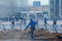 Protest kmetov v Bruslju