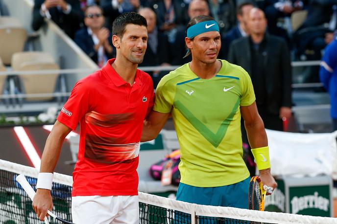 Novak Đoković Rafael Nadal | Rafael Nadal meni, da je Novak Đoković največji teniški igralec v zgodovini tega športa. | Foto Guliverimage