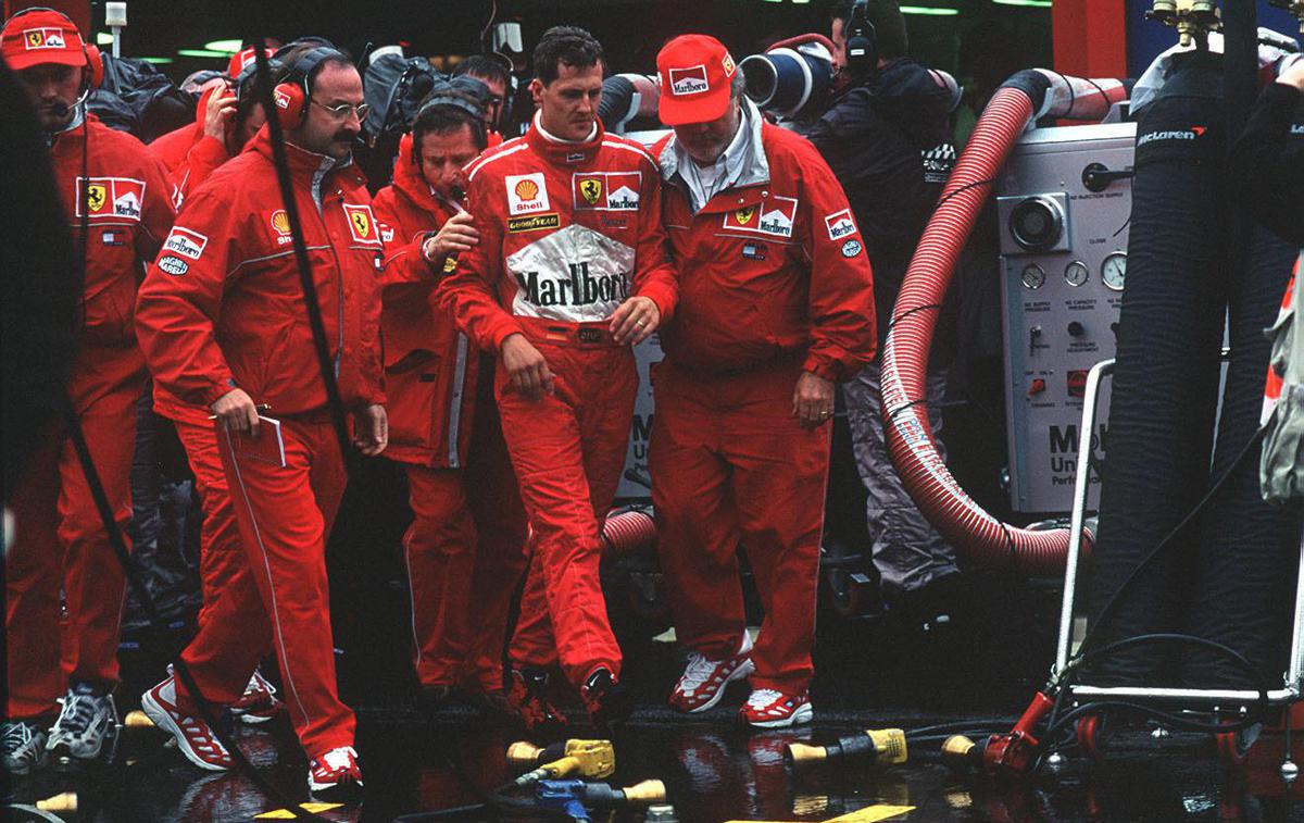 Spa 1998 Michael Schumacher | Michael Schumacher je bil na dirki za VN Belgije po odstopu besen kot ris. | Foto Guliverimage