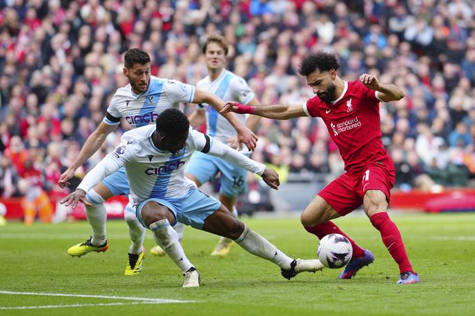 Mohamed Salah | Nogometaši Liverpoola so izgubili proti Crystal Palacu. | Foto Guliverimage