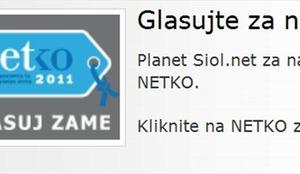 Planet Siol.net za nagrado Netko – glasujte!