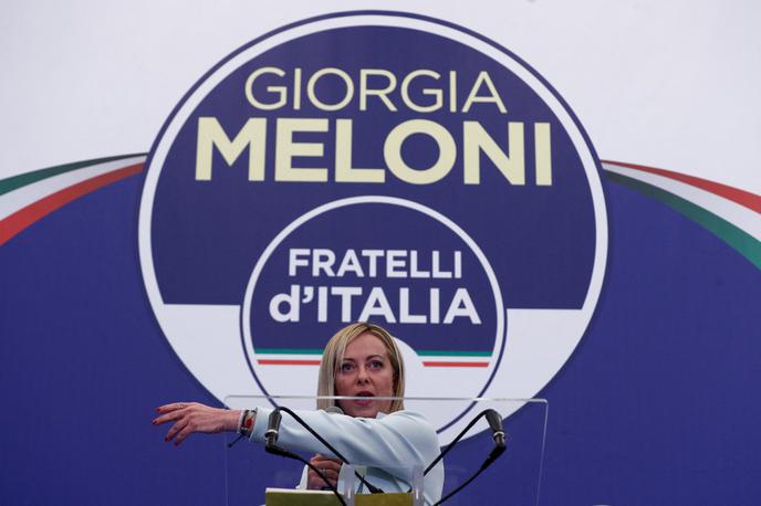 Giorgia Meloni | Giorgii Meloni je predsednik Sergio Mattarella mandat za sestavo vlade podelil v petek popoldne, zvečer pa je že predstavila svojo ministrsko ekipo. | Foto Reuters