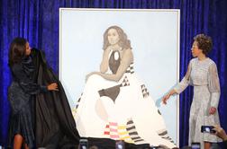 Portret Michelle Obama deležen velikega posmeha #foto
