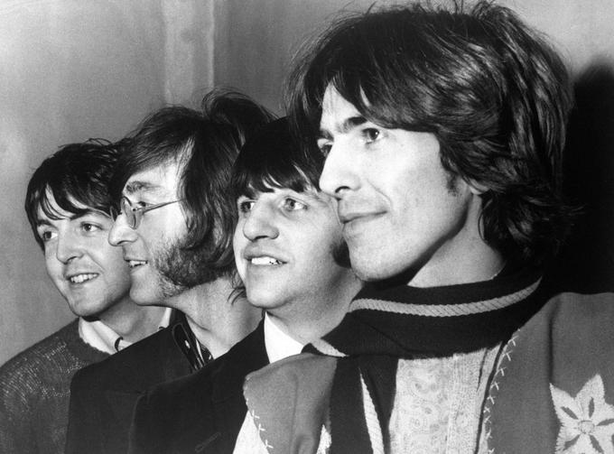 Paul McCartney, John Lennon, Ringo Starr in George Harrison leta 1968 | Foto: Guliverimage/AP