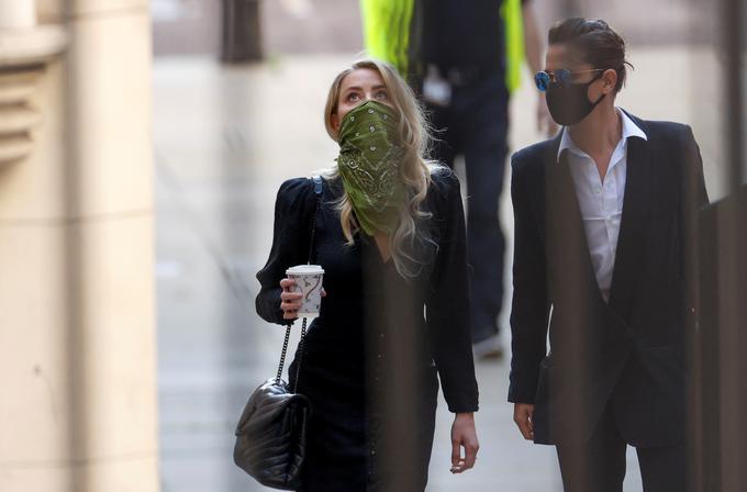 Amber Heard na sojenju spremlja njena nova partnerica Bianca Butti. | Foto: Reuters