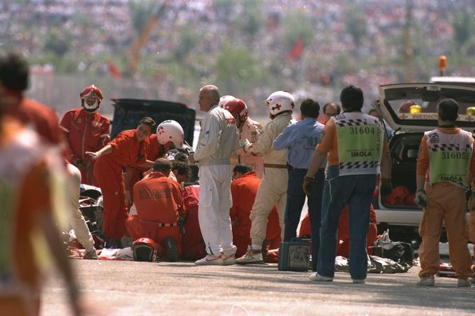 Velika nagrada San Marina leta 1994 je bil eden najbolj tragičnih koncev tedna v zgodovini F1. | Foto: Getty Images