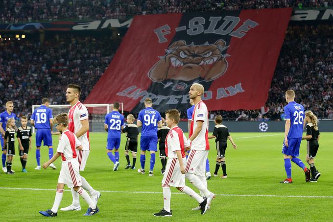 Ajax se je v skupinski del lige prvakov uvrstil pred kijevski Dinamo. | Foto: Getty Images
