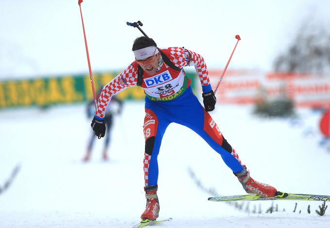 Za Hrvaško je na SP leta 2009 osvojil prvo kolajno, bronast je bil tudi na olimpijskih igrah leta 2010 v Vancouvru. | Foto: Vid Ponikvar