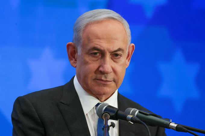 Izraelski premier Netanjahu o morebitnih povračilnih ukrepih po iranskem napadu doslej še ni spregovoril. Na omrežju X pa je zapisal: "Prestregli smo, odbili smo. Skupaj bomo zmagali." | Foto: Reuters