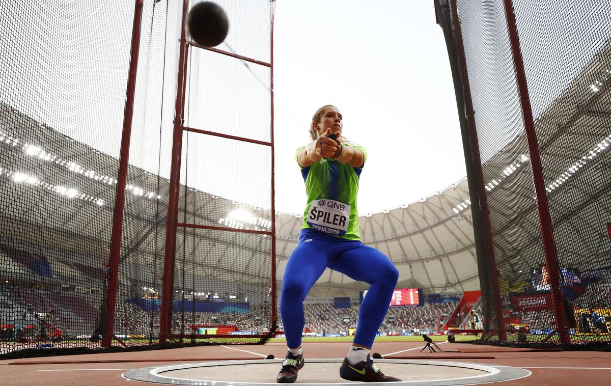 Barbara Špiler | Barbara Špiler je s 65,76 m izpadla v kvalifikacijah.  | Foto Reuters
