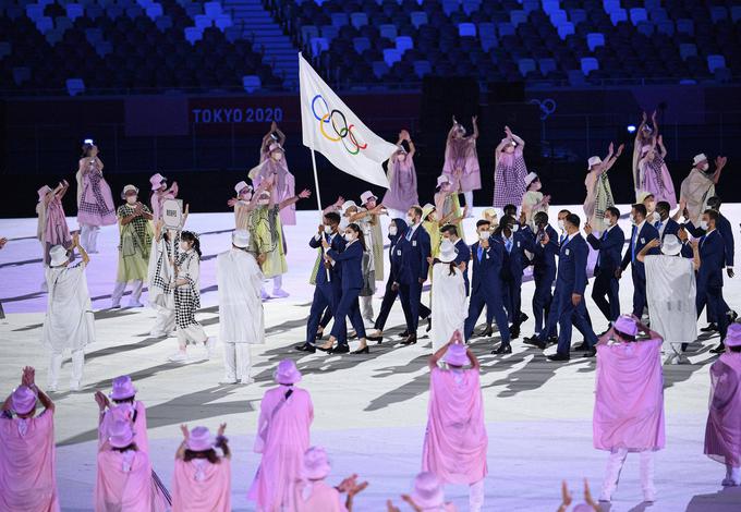 Lani ji je v Tokiu pripadla čast vloge ene od dveh zastavnoš na odprtju olimpijskih iger.  | Foto: Guliverimage/Vladimir Fedorenko