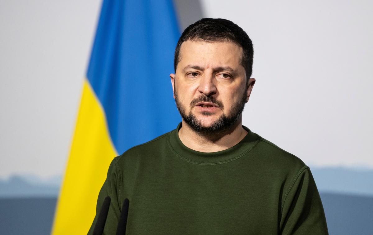 Volodimir Zelenski | "Kongresu je treba izrecno povedati, da bo Ukrajina izgubila vojno, če ne bodo pomagali," je Volodimir Zelenski povedal na videokonferenci državne platforme za zbiranje mednarodne pomoči za Ukrajino, United24. | Foto Reuters