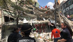 Poglejte video, ki ga je po potresu posnela Slovenka v Mehiki