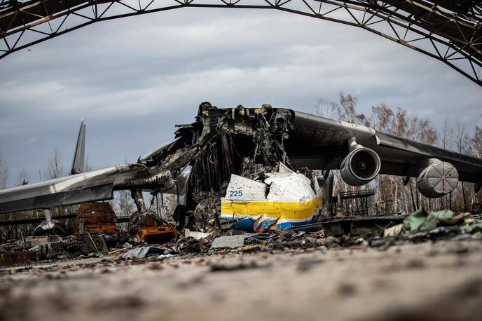 Antonov An-225 mriya | Ruska vojska je letalo antonov uničila letos februarja. | Foto Wikimedia Commons