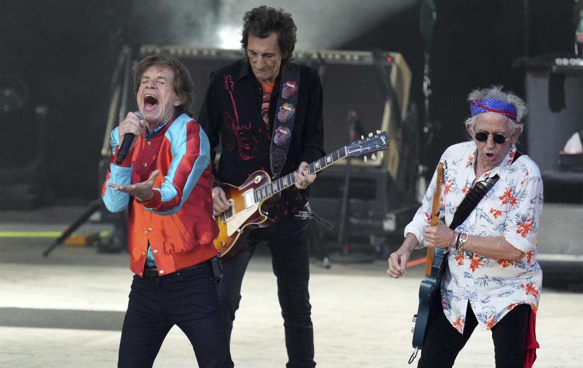 The Rolling Stones | Album Hackney Diamonds so predstavili v newyorškem klubu Racket, kjer je skupina odigrala sedem skladb, med katerimi so bile klasike, kot sta Shattered in Tumbling Dice, ter nove pesmi Angry, Whole Wide World in Bite My Head Off. | Foto Guliverimage