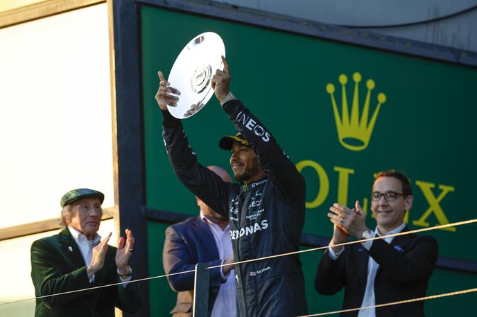 Melbourne Lewis Hamilton | Lewis Hamilton si je prvič v letošnji sezoni pridirkal stopničke. | Foto Guliver Image
