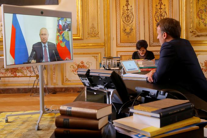 Macron in Putin | Foto: Reuters