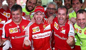 Čustveni Vettel: V zadnjih krogih sem se obremenjeval z zmago