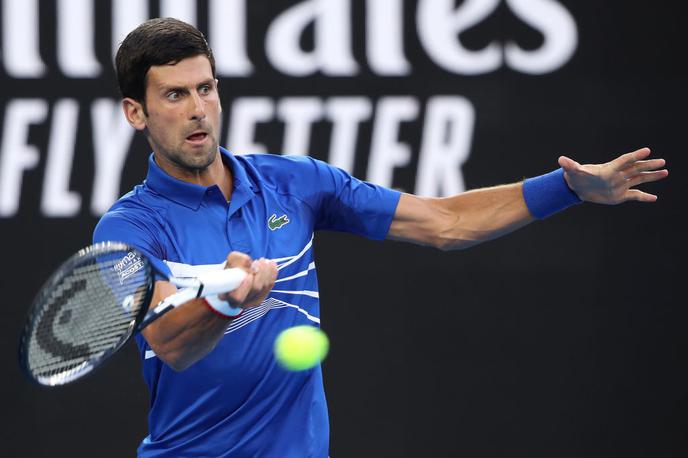 Novak Đoković | Novak Đoković je na dobri poti do polfinala. | Foto Gulliver/Getty Images