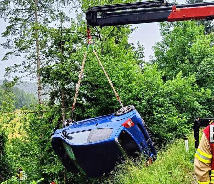 Prometna nesreča | Foto: Facebook/PGD Bohinjska Bistrica