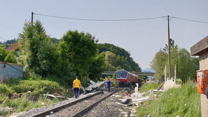 nesreča rudnik vlak in tovornjak | Foto: Andreja Lončar