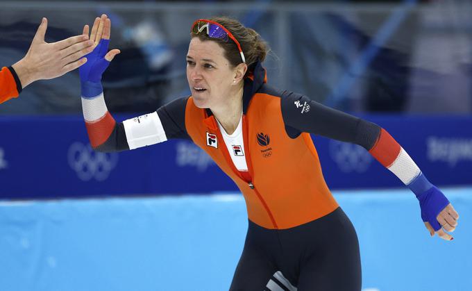Ireen Wüst je v Pekingu postala prva športnica, ki je na petih zaporednih olimpijskih igrah osvojila zlato. | Foto: Guliverimage/Vladimir Fedorenko