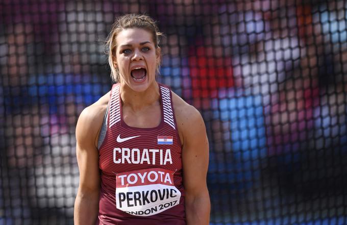 Sandra Perković je že v kvalifikacijah tekmicam pokazala, kaj lahko pričakujejo v finalu. | Foto: Reuters