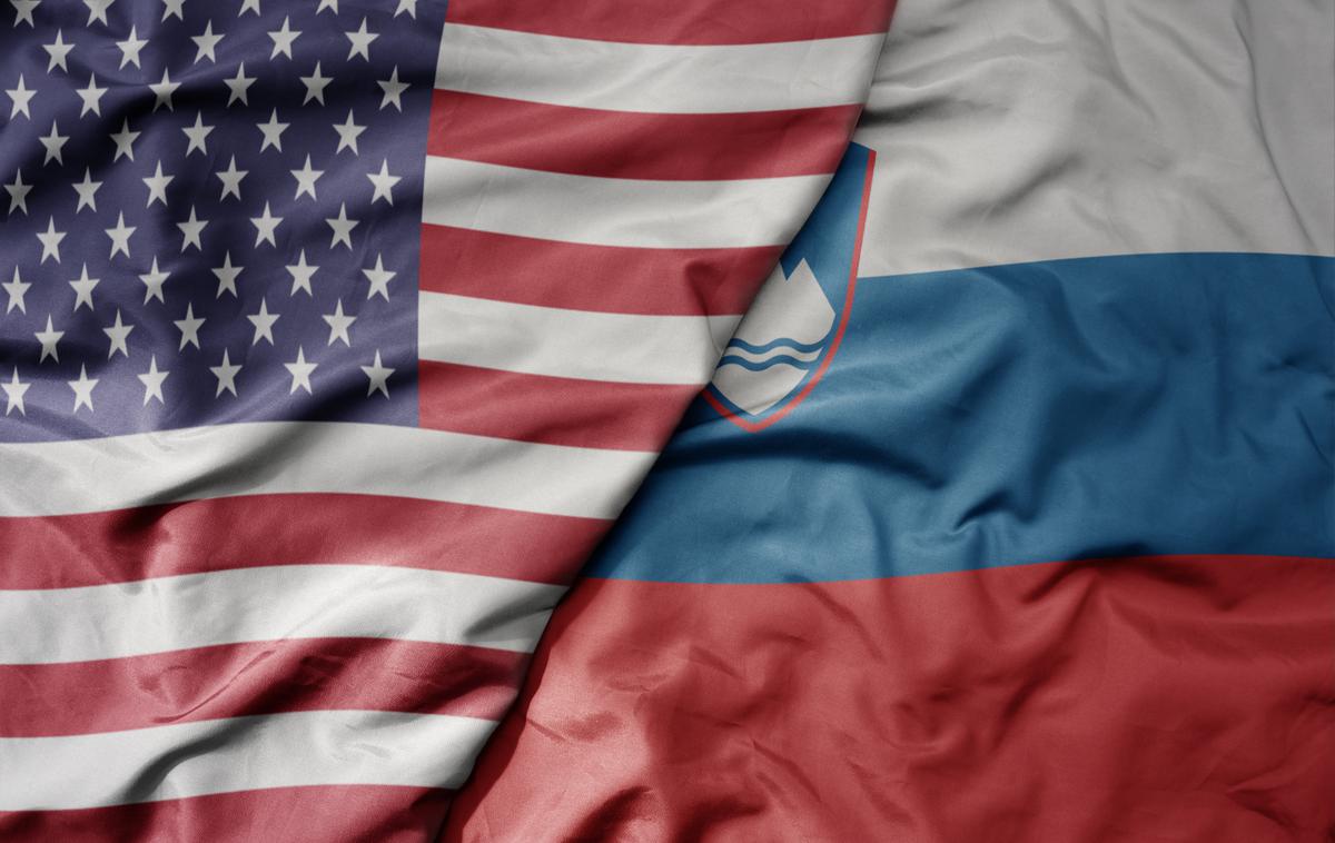 slovenska in ameriška zastava | Foto Shutterstock
