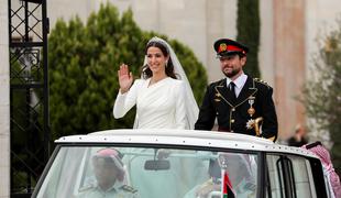 Na poroki jordanskega prestolonaslednika tudi britanski princ in prva dama ZDA #foto #video